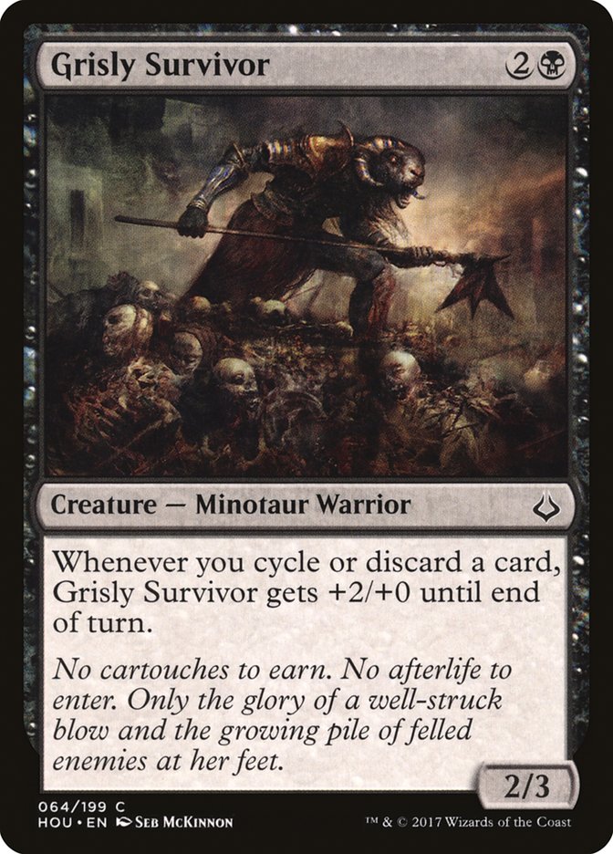 Grisly Survivor 64/199 (Hour of Devastation)  - Foil | Good Games Modbury