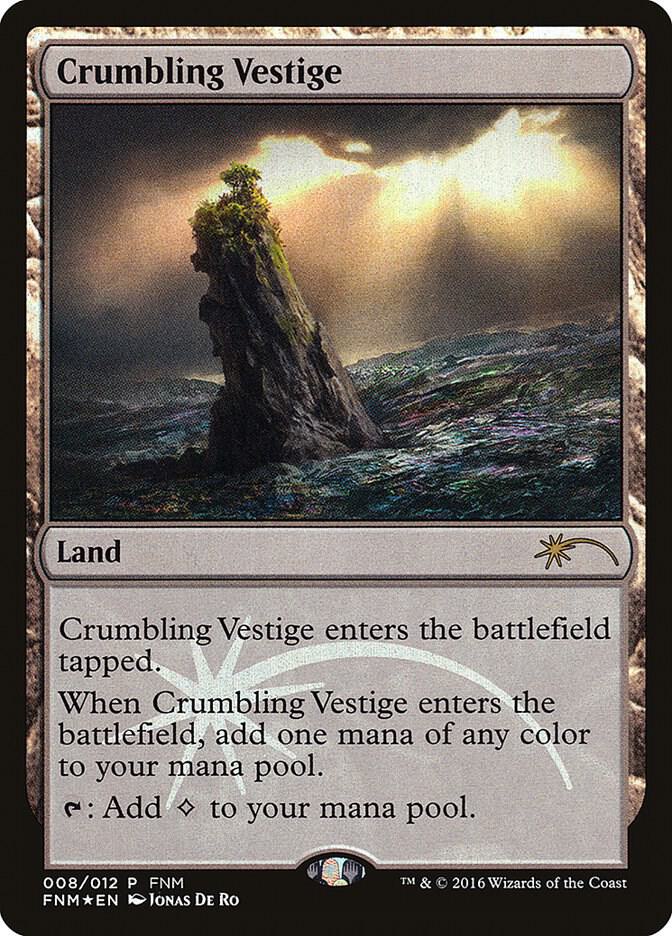 Crumbling Vestige 8 (FNM Promos)  - Foil | Good Games Modbury