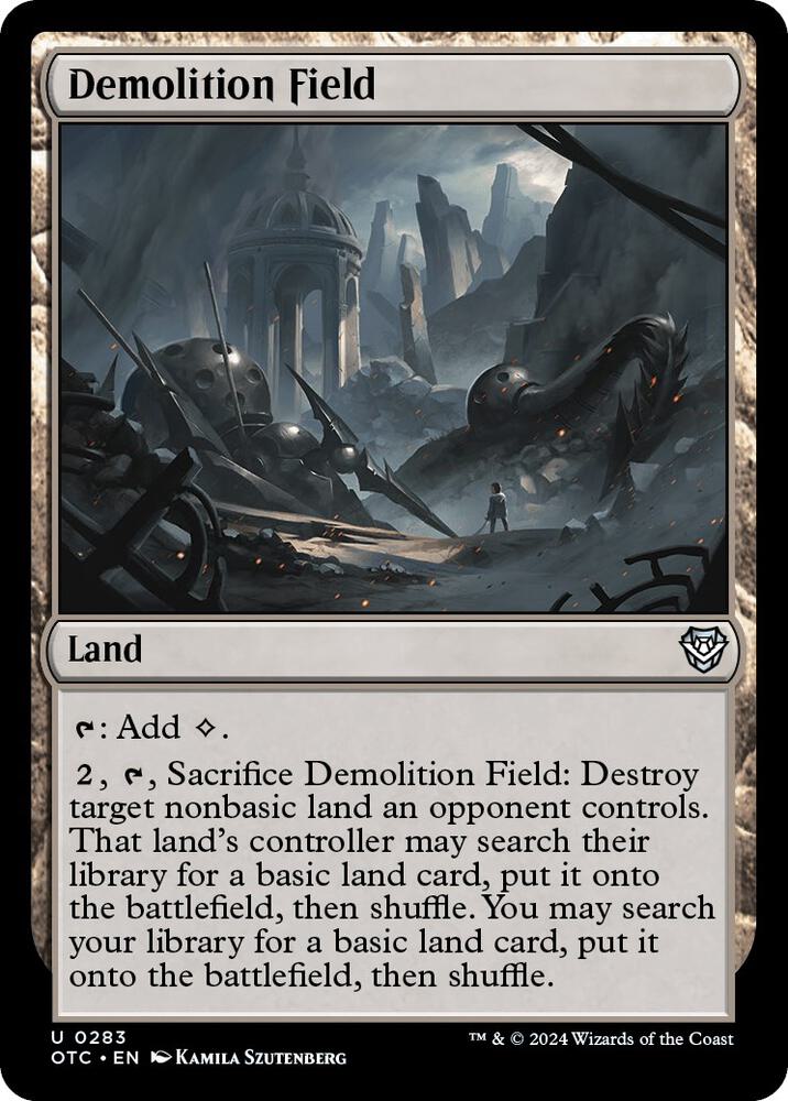 Demolition Field 283/342 (Commander: Outlaws of Thunder Junction)  | Good Games Modbury