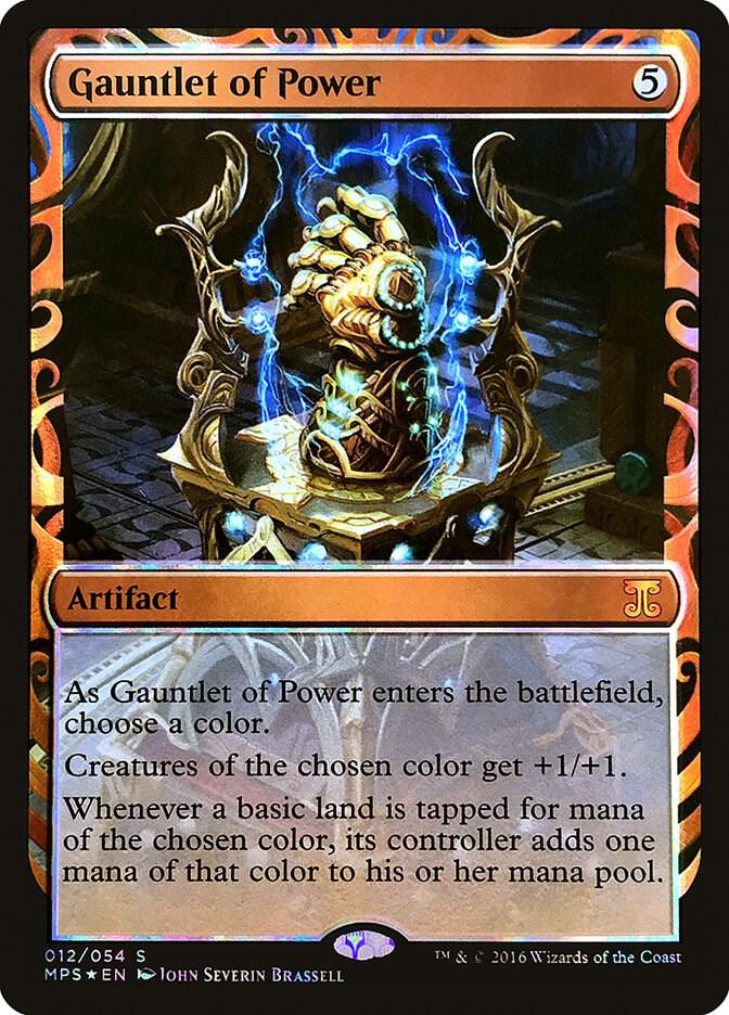 Gauntlet of Power 12/54 (Masterpiece Series: Kaladesh Inventions)  - Foil | Good Games Modbury