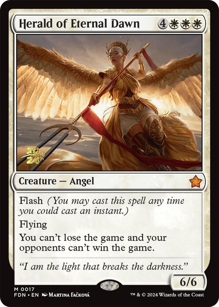 Herald of Eternal Dawn 17s/101 (Prerelease Cards)  - Foil | Good Games Modbury