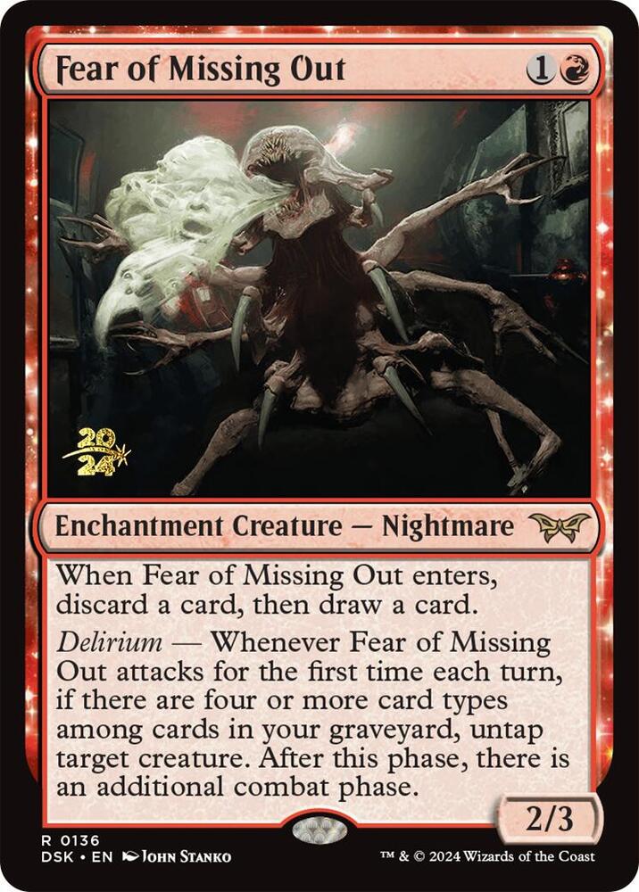 Fear of Missing Out 136s/180 (Prerelease Cards)  - Foil | Good Games Modbury