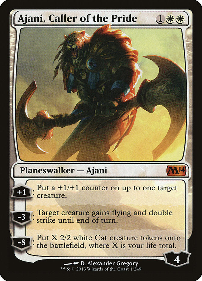 Ajani, Caller of the Pride [Magic 2014] | Good Games Modbury