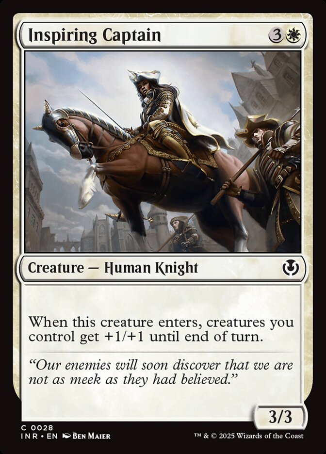 Inspiring Captain 28/287 (Innistrad Remastered)  | Good Games Modbury