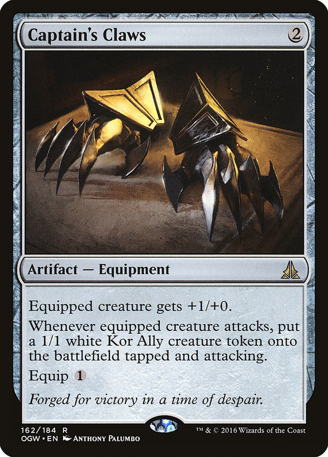 Captain's Claws 162/184 (Oath of the Gatewatch)  - Foil | Good Games Modbury