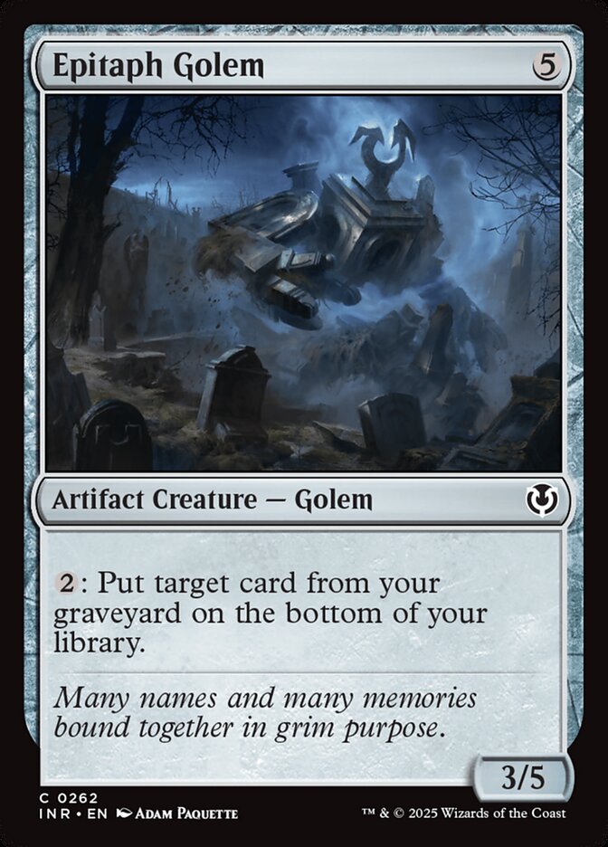 Epitaph Golem 262/287 (Innistrad Remastered)  | Good Games Modbury
