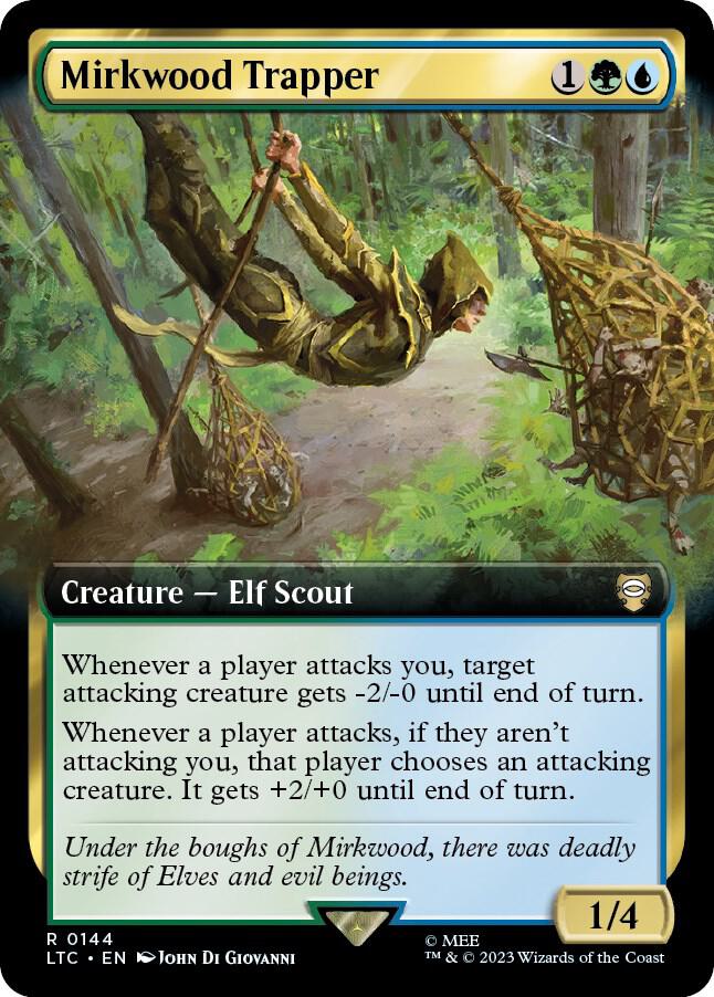 Mirkwood Trapper 144/347 (Commander: The Lord of the Rings: Tales of Middle-earth)  - Extended Art | Good Games Modbury