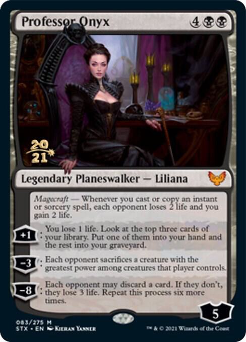 Professor Onyx 83s/180 (Prerelease Cards)  - Foil | Good Games Modbury