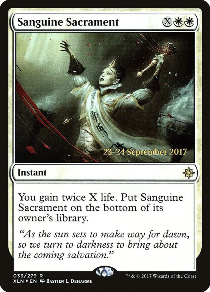 Sanguine Sacrament 33s/120 (Prerelease Cards)  - Foil | Good Games Modbury