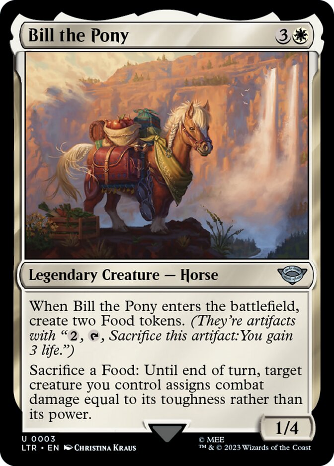 Bill the Pony 3/281 (Universes Beyond: The Lord of the Rings: Tales of Middle-earth)  - Foil | Good Games Modbury