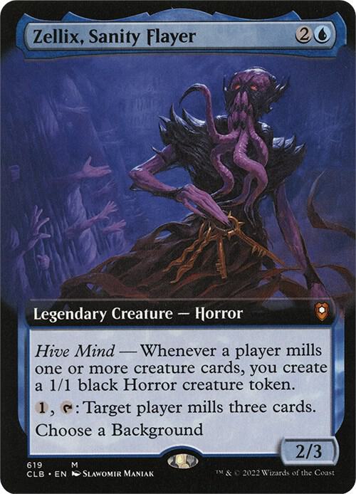 Zellix Sanity Flayer Extended Art 619 (Commander Legends: Battle for Baldur's Gate)  | Good Games Modbury