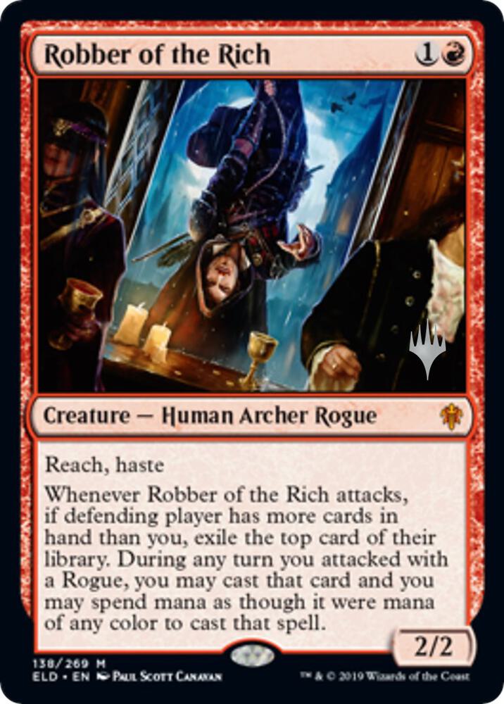 Robber of the Rich 138p/152 (Promo Pack: Throne of Eldraine)  - Foil | Good Games Modbury