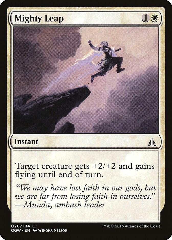 Mighty Leap 28/184 (Oath of the Gatewatch)  - Foil | Good Games Modbury
