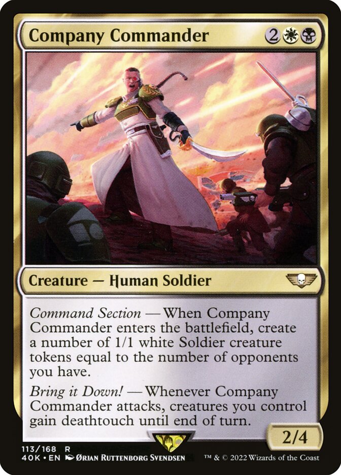 Company Commander 113/617 (Universes Beyond: Warhammer 40,000)  | Good Games Modbury