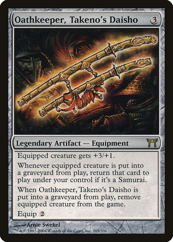 Oathkeeper, Takeno's Daisho 265/306 (Champions of Kamigawa)  - Foil | Good Games Modbury