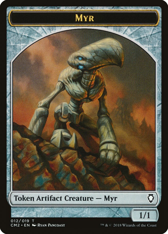 Myr Token [Commander Anthology Volume II Tokens] | Good Games Modbury