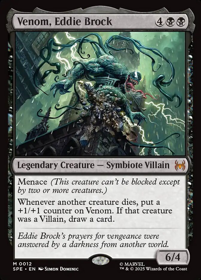 Venom Eddie Brock 12 (Marvel's Spider-Man: Eternal-Legal)  - Foil | Good Games Modbury