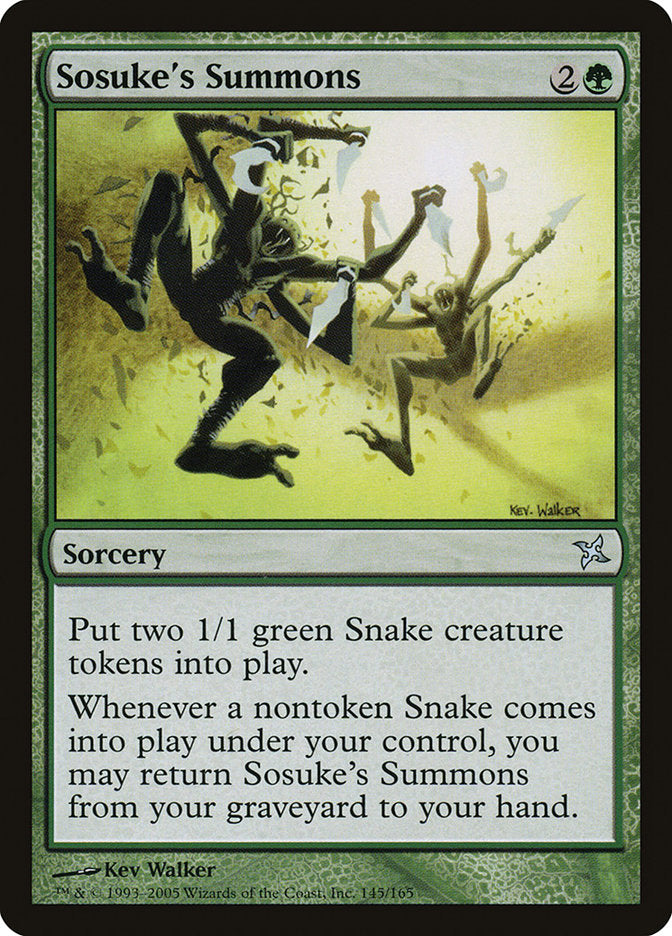 Sosuke's Summons 145/165 (Betrayers of Kamigawa)  - Foil | Good Games Modbury