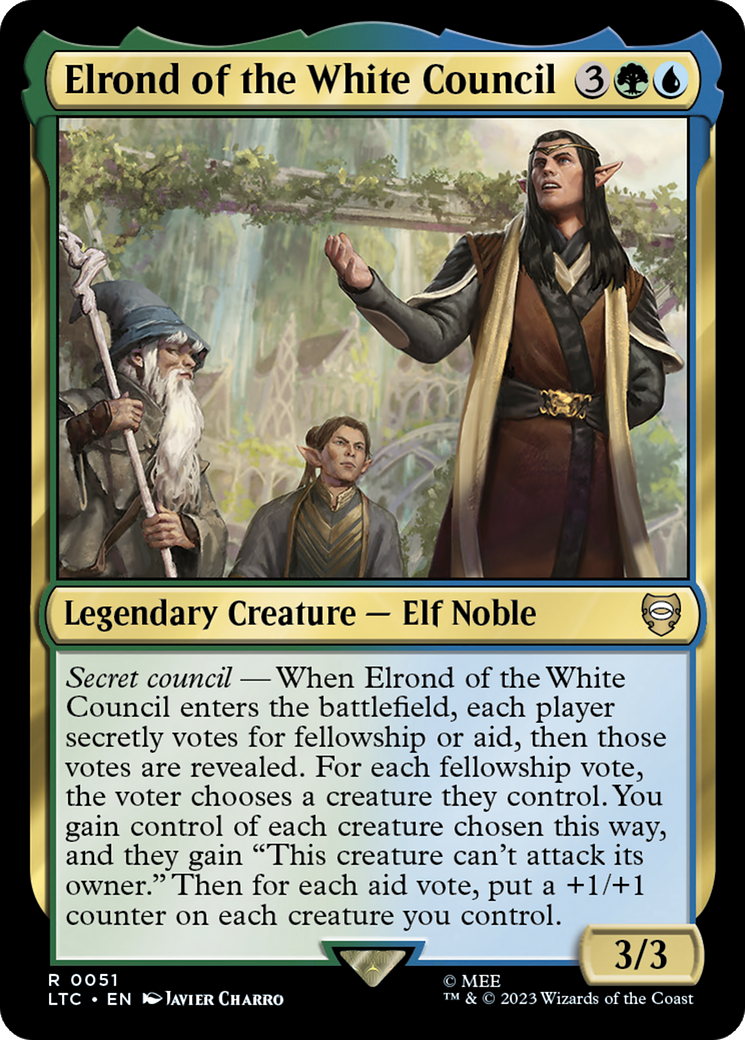 Elrond of the White Council [The Lord of the Rings: Tales of Middle-Earth Commander] | Good Games Modbury