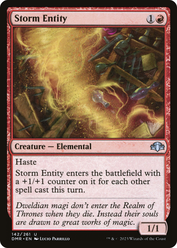 Storm Entity [Dominaria Remastered] | Good Games Modbury