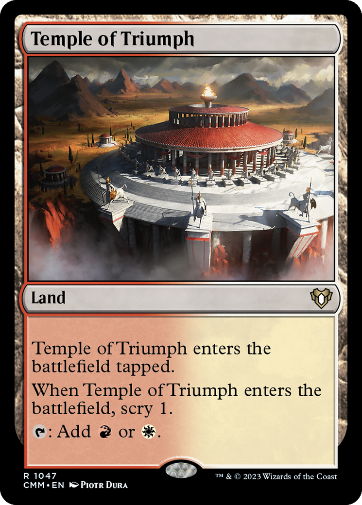 Temple of Triumph [Commander Masters] | Good Games Modbury