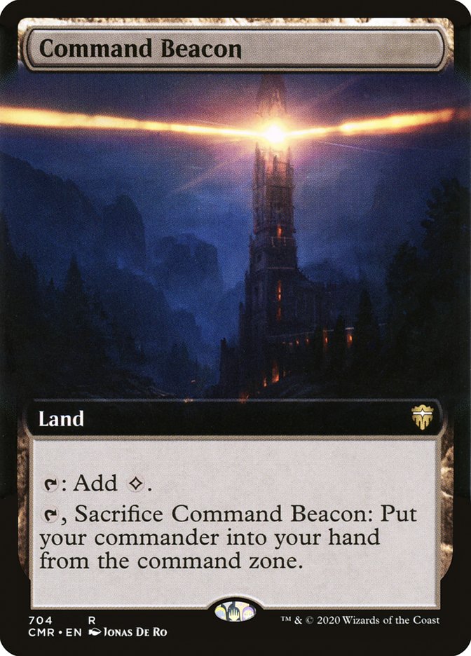 Command Beacon (Extended Art) [Commander Legends] | Good Games Modbury