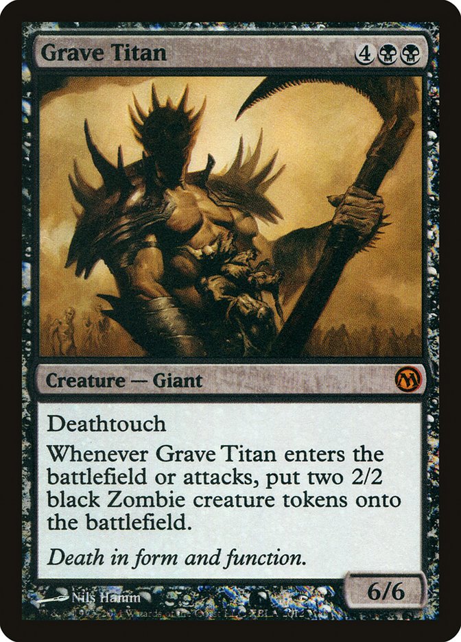 Grave Titan (Duels of the Planeswalkers Promos) [Duels of the Planeswalkers Promos 2011] | Good Games Modbury