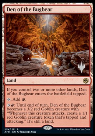 Den of the Bugbear (Promo Pack) [Dungeons & Dragons: Adventures in the Forgotten Realms Promos] | Good Games Modbury