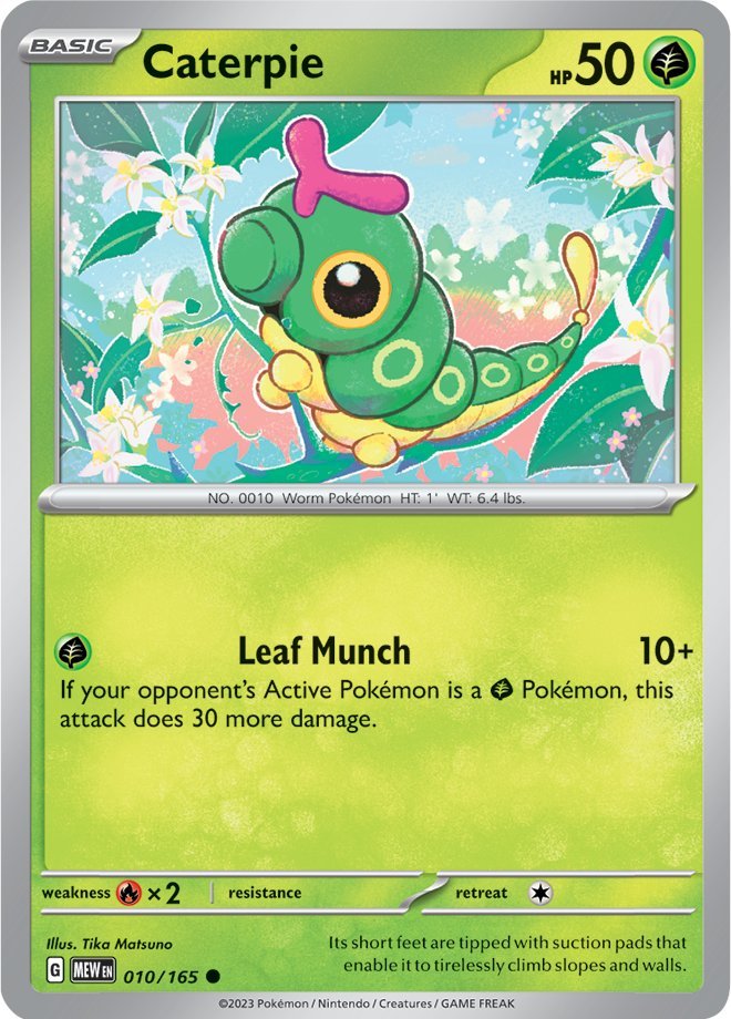 Caterpie (010/165) [Scarlet & Violet: 151] | Good Games Modbury