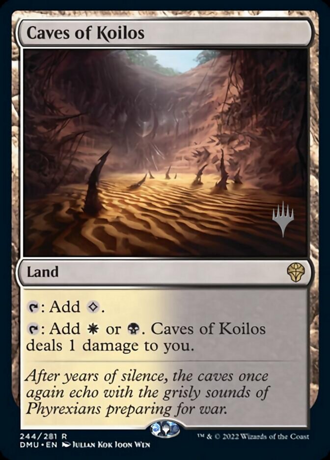 Caves of Koilos (Promo Pack) [Dominaria United Promos] | Good Games Modbury