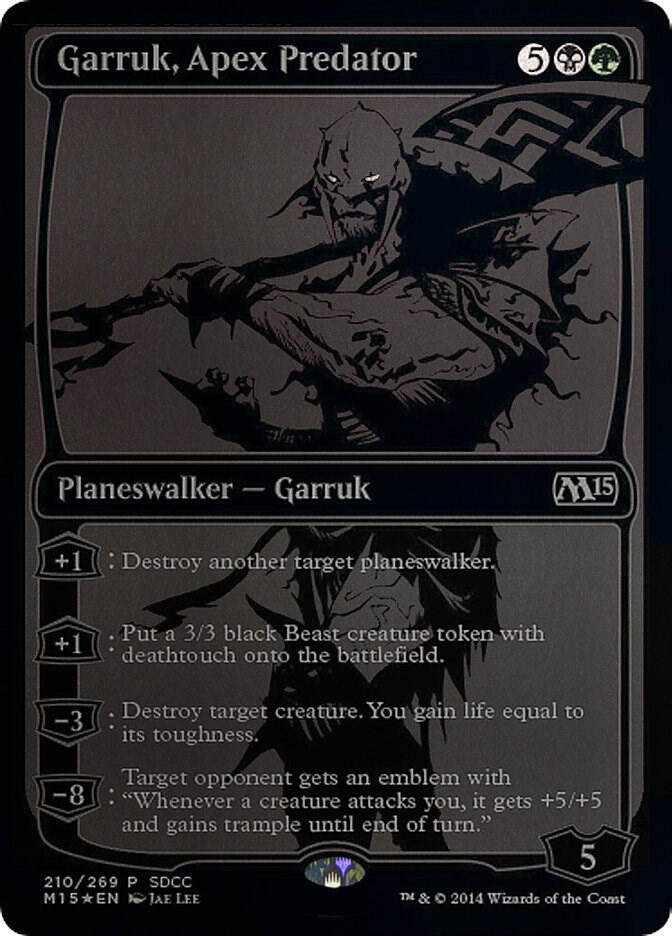 Garruk Apex Predator SDCC 2014 Exclusive 210/269 (Media Promos)  - Foil | Good Games Modbury