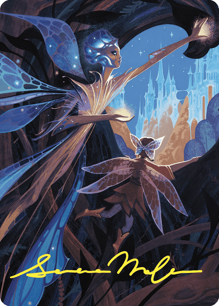 Kindred Discovery Art Card (Gold-Stamped Signature) [Wilds of Eldraine Art Series] | Good Games Modbury