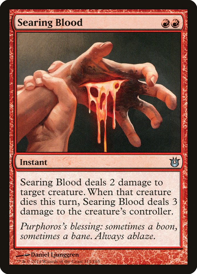 Searing Blood 111/165 (Born of the Gods)  - Foil | Good Games Modbury