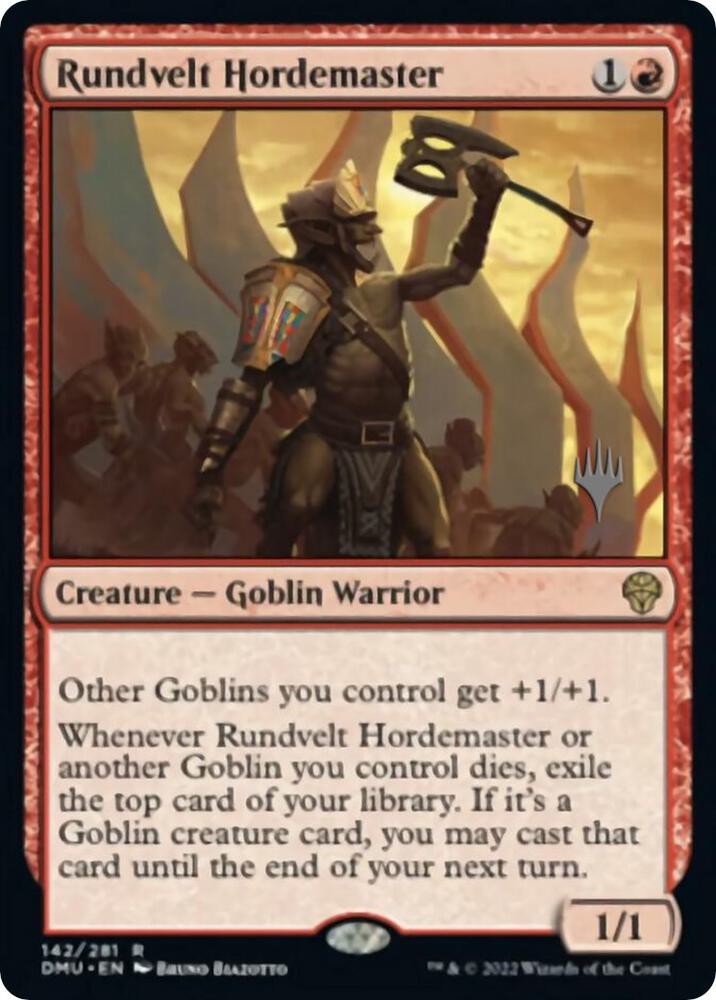 Rundvelt Hordemaster 142 (Promo Pack: Dominaria United)  - Foil | Good Games Modbury