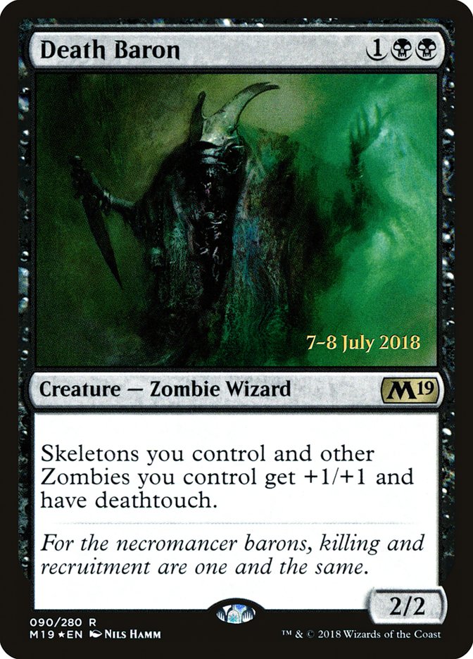 Death Baron [Core Set 2019 Prerelease Promos] | Good Games Modbury