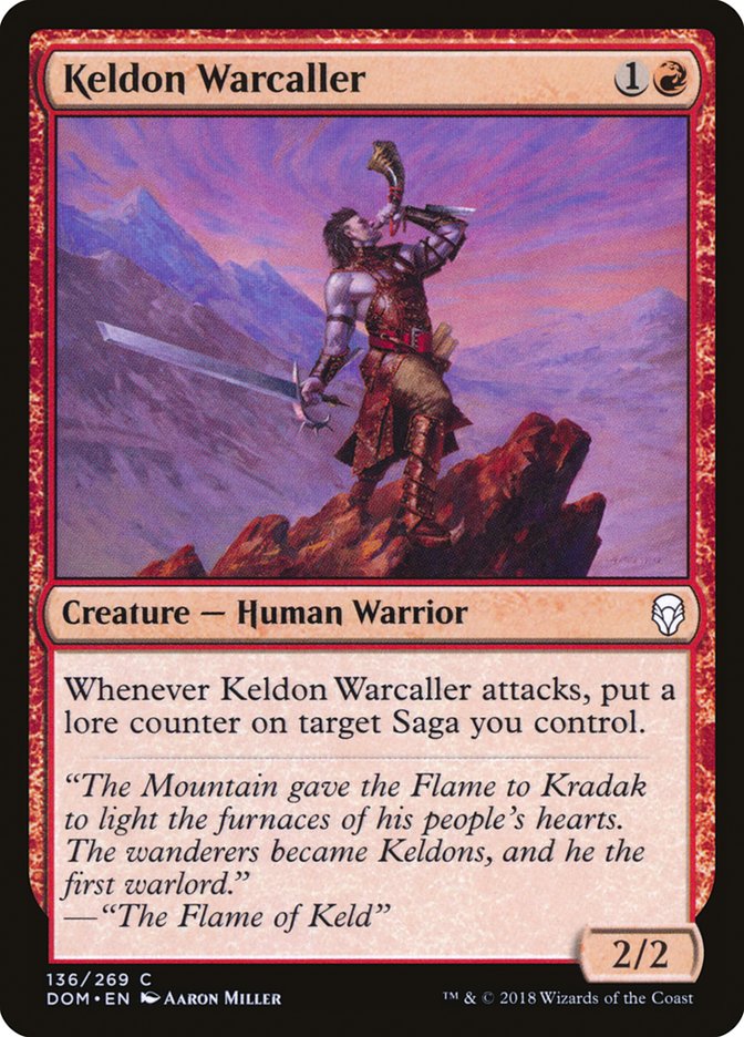 Keldon Warcaller [Dominaria] | Good Games Modbury