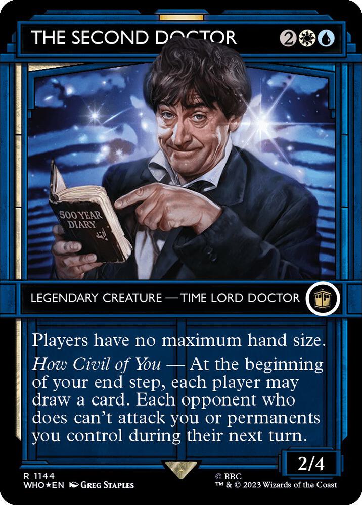 The Second Doctor 1144/331 (Universes Beyond: Doctor Who)  - Showcase Surge Foil | Good Games Modbury