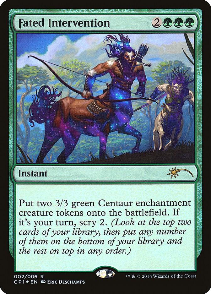 Fated Intervention 2/6 (Unique and Miscellaneous Promos)  - Foil | Good Games Modbury