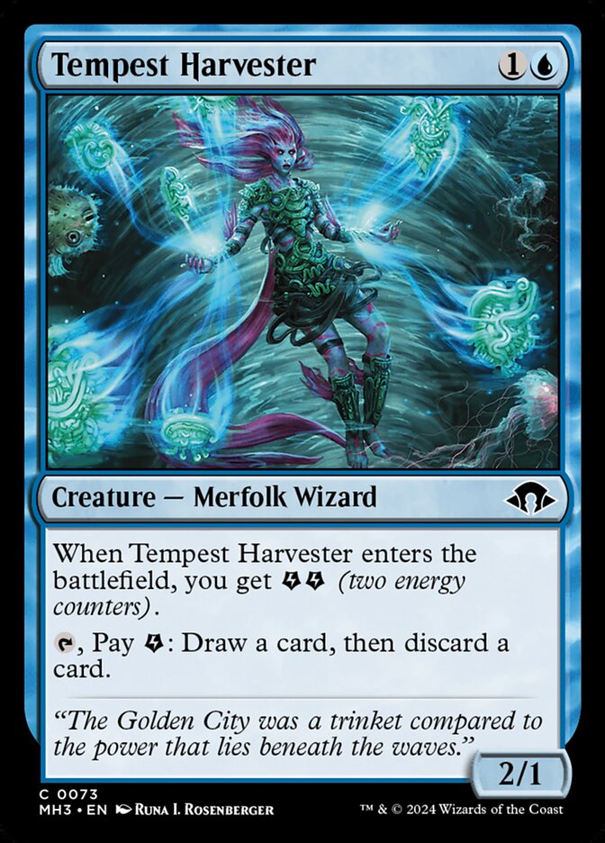 Tempest Harvester 73/319 (Modern Horizons 3)  - Foil | Good Games Modbury