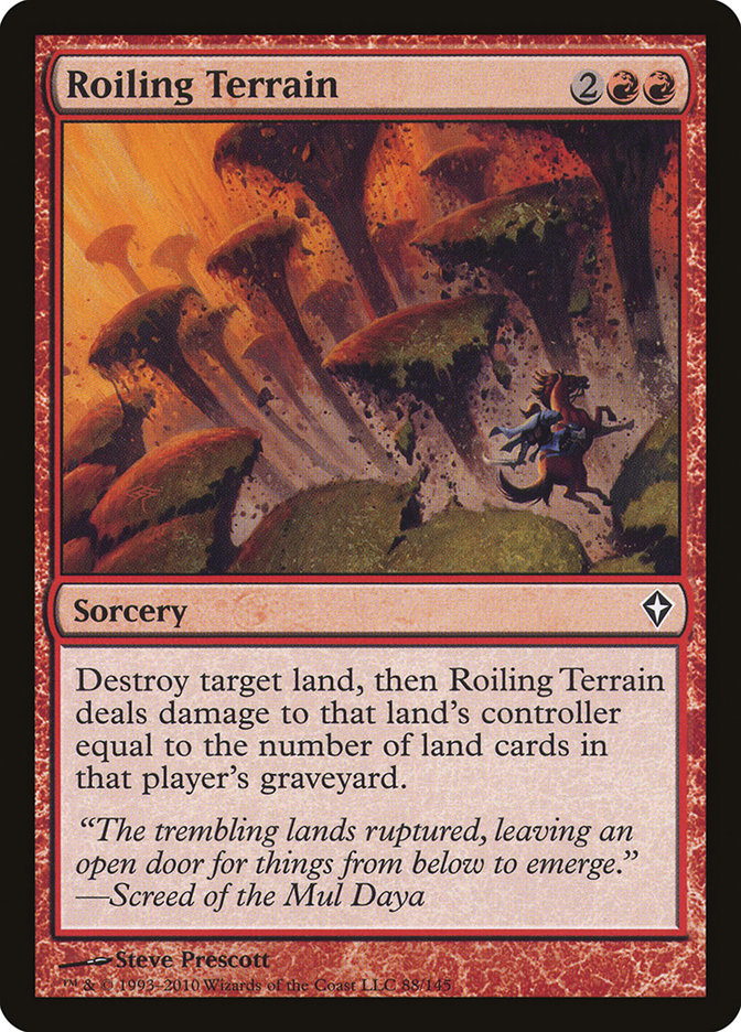 Roiling Terrain 88/145 (Worldwake)  | Good Games Modbury