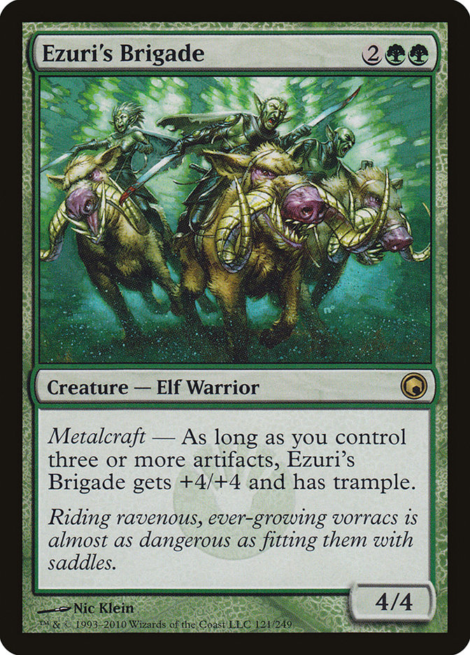 Ezuri's Brigade 121/249 (Scars of Mirrodin)  | Good Games Modbury
