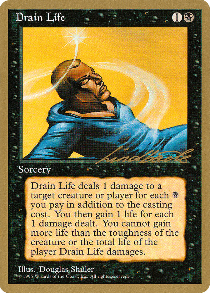 Drain Life (Leon Lindback) [Pro Tour Collector Set] | Good Games Modbury