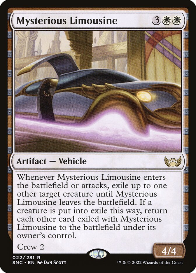 Mysterious Limousine 22/281 (Streets of New Capenna)  | Good Games Modbury