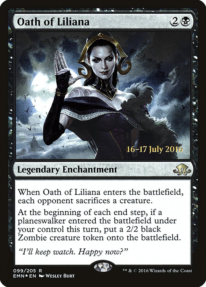 Oath of Liliana [Eldritch Moon Prerelease Promos] | Good Games Modbury