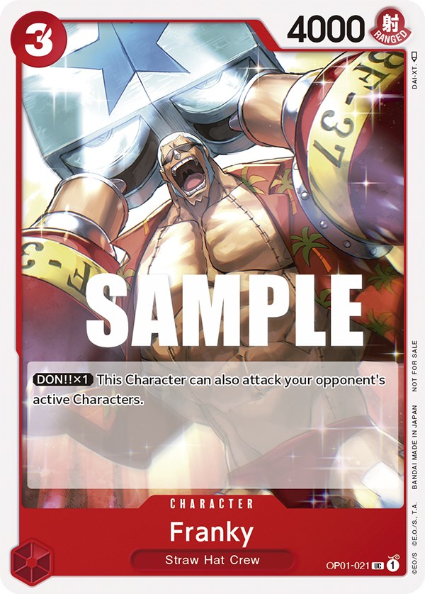 Franky (Tournament Pack Vol. 2) [One Piece Promotion Cards] | Good Games Modbury