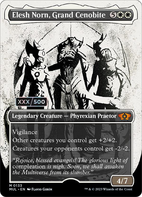 Elesh Norn, Grand Cenobite Serialized 133z/65 (March of the Machine: Multiverse Legends)  - Double Rainbow Foil | Good Games Modbury