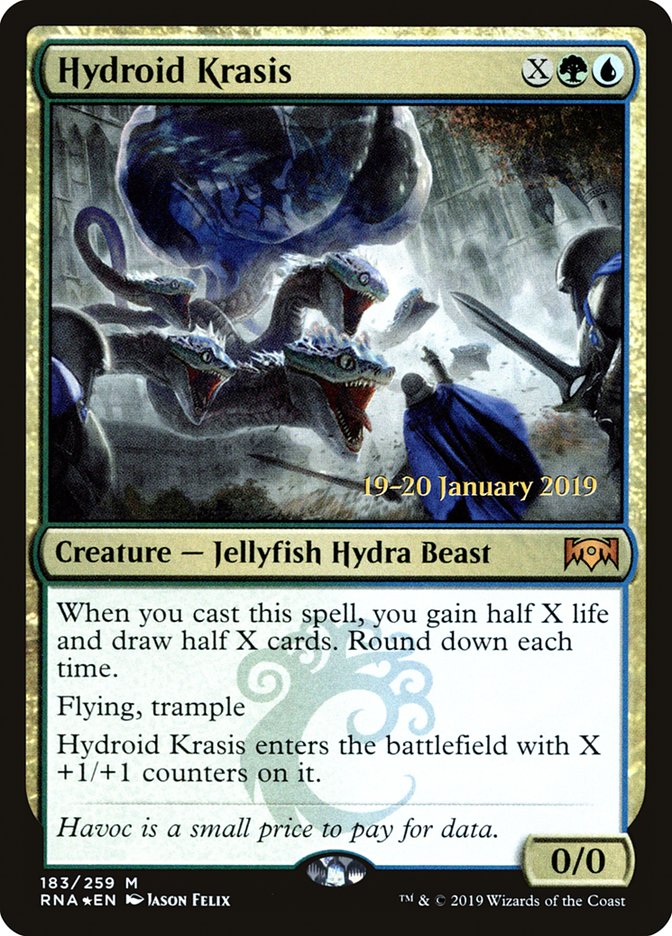 Hydroid Krasis [Ravnica Allegiance Prerelease Promos] | Good Games Modbury