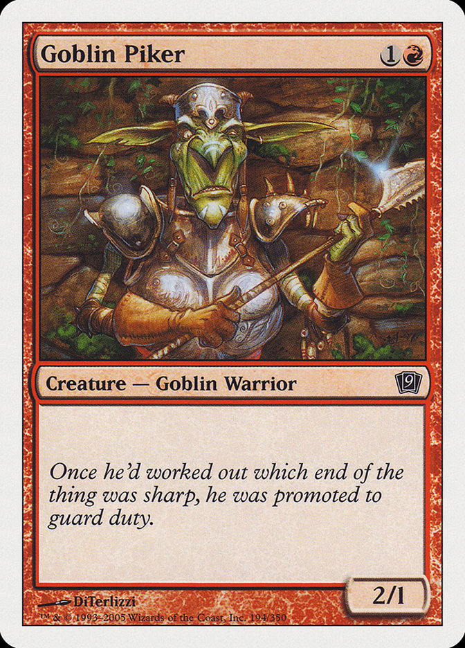 Goblin Piker [Ninth Edition] | Good Games Modbury