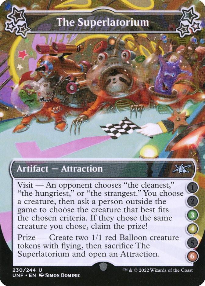 The Superlatorium 230d/244 (Unfinity)  - Foil | Good Games Modbury