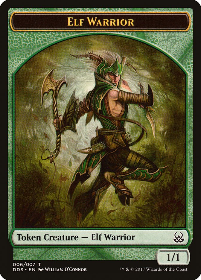 Elf Warrior Token [Duel Decks: Mind vs. Might Tokens] | Good Games Modbury